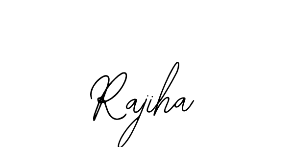 Design your own signature with our free online signature maker. With this signature software, you can create a handwritten (Bearetta-2O07w) signature for name Rajiha. Rajiha signature style 12 images and pictures png