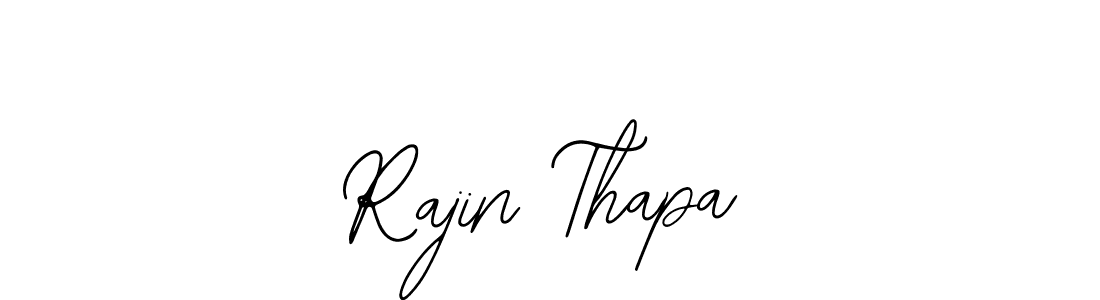 How to make Rajin Thapa signature? Bearetta-2O07w is a professional autograph style. Create handwritten signature for Rajin Thapa name. Rajin Thapa signature style 12 images and pictures png