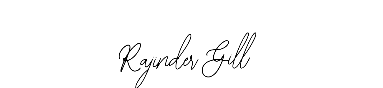 Make a beautiful signature design for name Rajinder Gill. Use this online signature maker to create a handwritten signature for free. Rajinder Gill signature style 12 images and pictures png