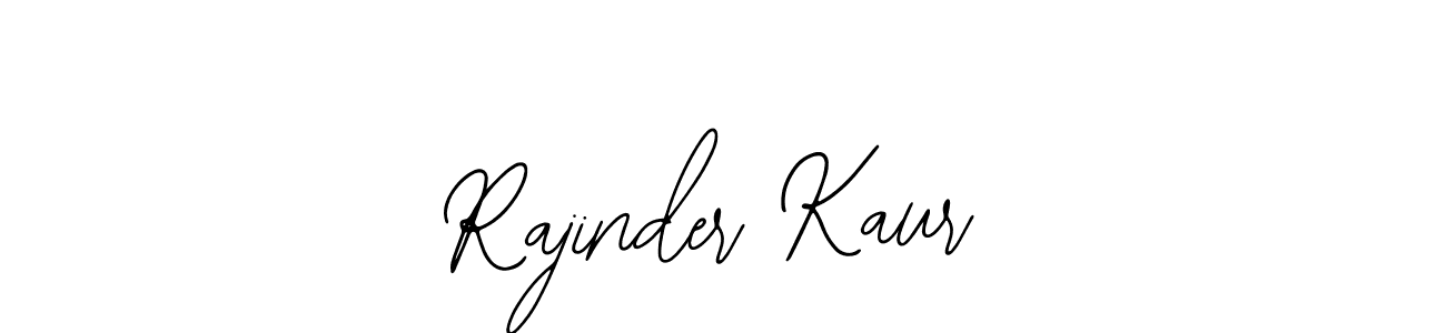 How to make Rajinder Kaur name signature. Use Bearetta-2O07w style for creating short signs online. This is the latest handwritten sign. Rajinder Kaur signature style 12 images and pictures png