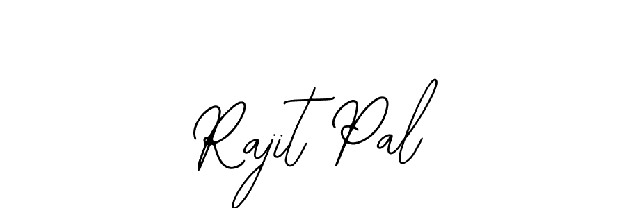 if you are searching for the best signature style for your name Rajit Pal. so please give up your signature search. here we have designed multiple signature styles  using Bearetta-2O07w. Rajit Pal signature style 12 images and pictures png
