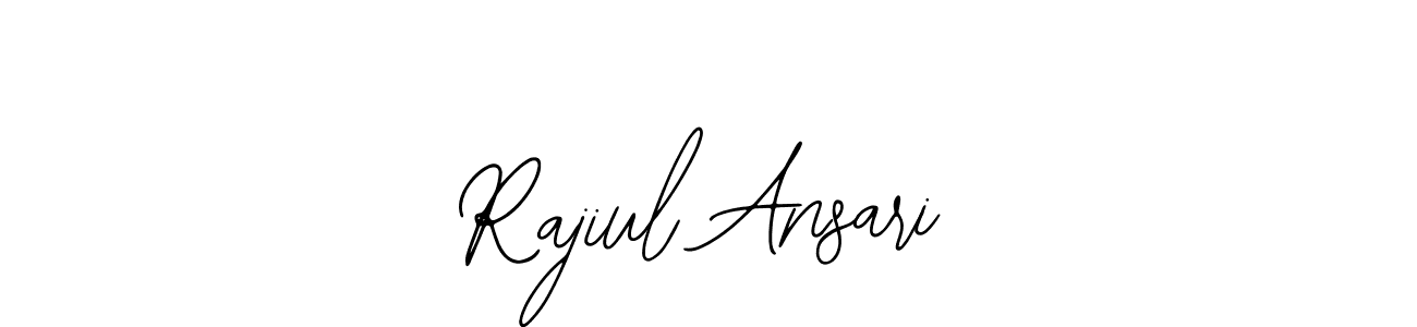 How to make Rajiul Ansari signature? Bearetta-2O07w is a professional autograph style. Create handwritten signature for Rajiul Ansari name. Rajiul Ansari signature style 12 images and pictures png