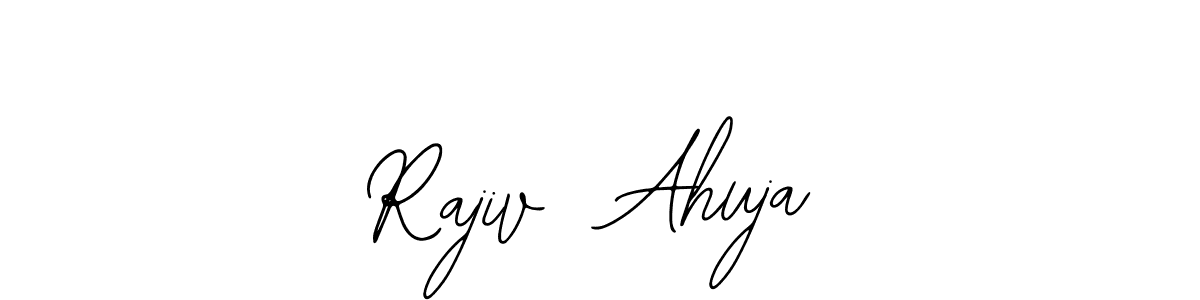 Create a beautiful signature design for name Rajiv  Ahuja. With this signature (Bearetta-2O07w) fonts, you can make a handwritten signature for free. Rajiv  Ahuja signature style 12 images and pictures png