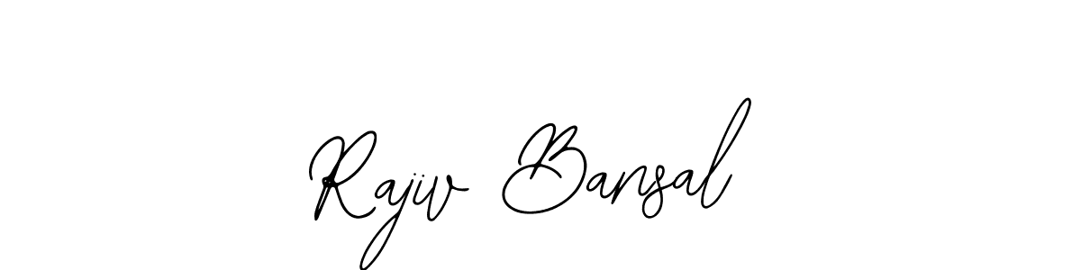 How to make Rajiv Bansal signature? Bearetta-2O07w is a professional autograph style. Create handwritten signature for Rajiv Bansal name. Rajiv Bansal signature style 12 images and pictures png