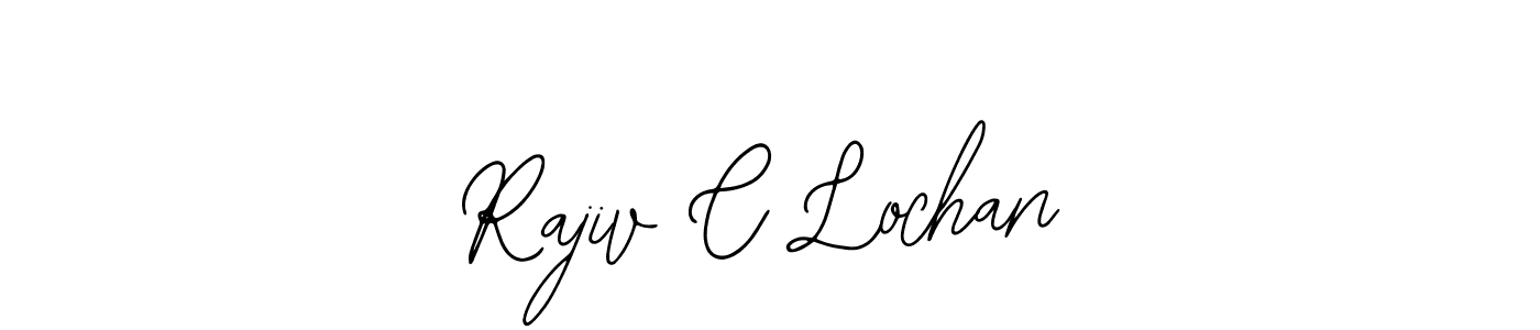 Use a signature maker to create a handwritten signature online. With this signature software, you can design (Bearetta-2O07w) your own signature for name Rajiv C Lochan. Rajiv C Lochan signature style 12 images and pictures png