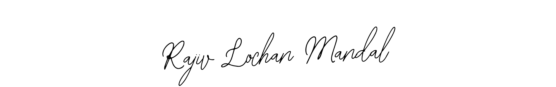 How to make Rajiv Lochan Mandal name signature. Use Bearetta-2O07w style for creating short signs online. This is the latest handwritten sign. Rajiv Lochan Mandal signature style 12 images and pictures png