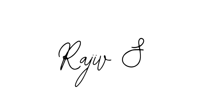 Use a signature maker to create a handwritten signature online. With this signature software, you can design (Bearetta-2O07w) your own signature for name Rajiv S. Rajiv S signature style 12 images and pictures png