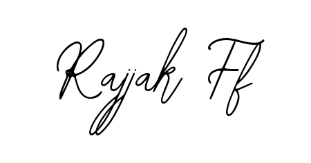 Use a signature maker to create a handwritten signature online. With this signature software, you can design (Bearetta-2O07w) your own signature for name Rajjak Ff. Rajjak Ff signature style 12 images and pictures png