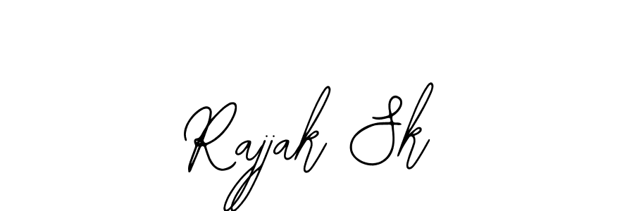 Use a signature maker to create a handwritten signature online. With this signature software, you can design (Bearetta-2O07w) your own signature for name Rajjak Sk. Rajjak Sk signature style 12 images and pictures png
