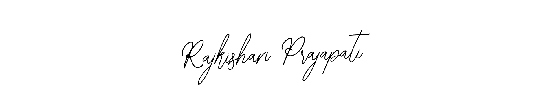if you are searching for the best signature style for your name Rajkishan Prajapati. so please give up your signature search. here we have designed multiple signature styles  using Bearetta-2O07w. Rajkishan Prajapati signature style 12 images and pictures png