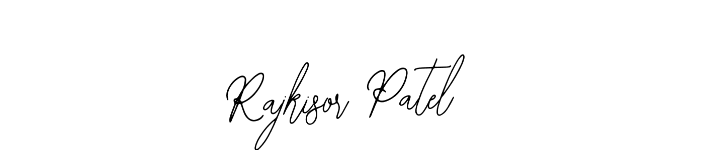 Use a signature maker to create a handwritten signature online. With this signature software, you can design (Bearetta-2O07w) your own signature for name Rajkisor Patel. Rajkisor Patel signature style 12 images and pictures png