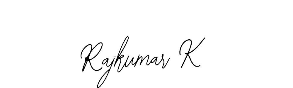 Create a beautiful signature design for name Rajkumar K. With this signature (Bearetta-2O07w) fonts, you can make a handwritten signature for free. Rajkumar K signature style 12 images and pictures png