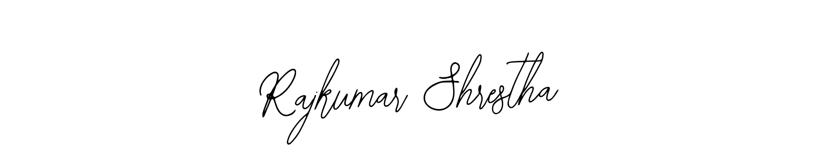 You should practise on your own different ways (Bearetta-2O07w) to write your name (Rajkumar Shrestha) in signature. don't let someone else do it for you. Rajkumar Shrestha signature style 12 images and pictures png