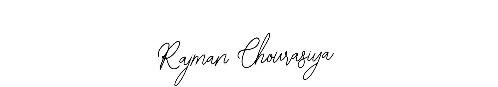 Use a signature maker to create a handwritten signature online. With this signature software, you can design (Bearetta-2O07w) your own signature for name Rajman Chourasiya. Rajman Chourasiya signature style 12 images and pictures png