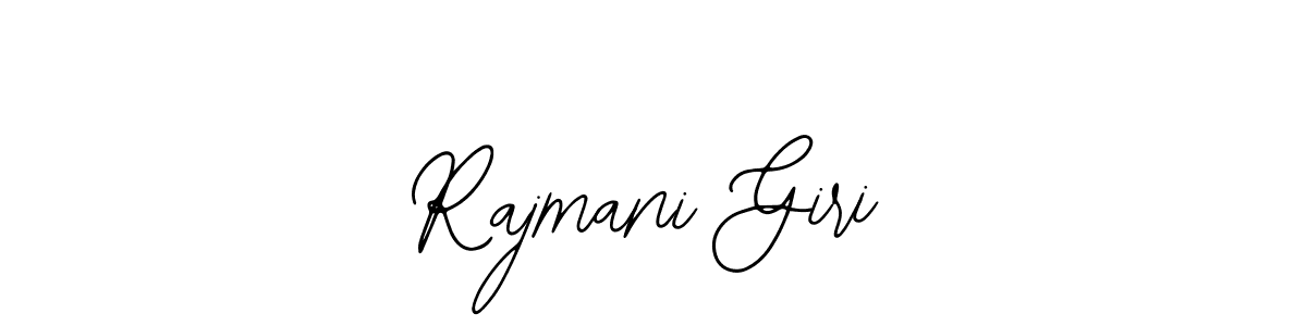 How to make Rajmani Giri name signature. Use Bearetta-2O07w style for creating short signs online. This is the latest handwritten sign. Rajmani Giri signature style 12 images and pictures png