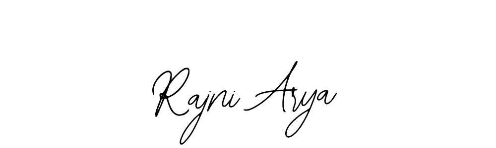 Rajni Arya stylish signature style. Best Handwritten Sign (Bearetta-2O07w) for my name. Handwritten Signature Collection Ideas for my name Rajni Arya. Rajni Arya signature style 12 images and pictures png
