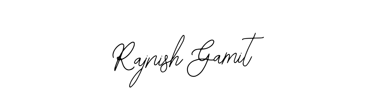 Also You can easily find your signature by using the search form. We will create Rajnish Gamit name handwritten signature images for you free of cost using Bearetta-2O07w sign style. Rajnish Gamit signature style 12 images and pictures png