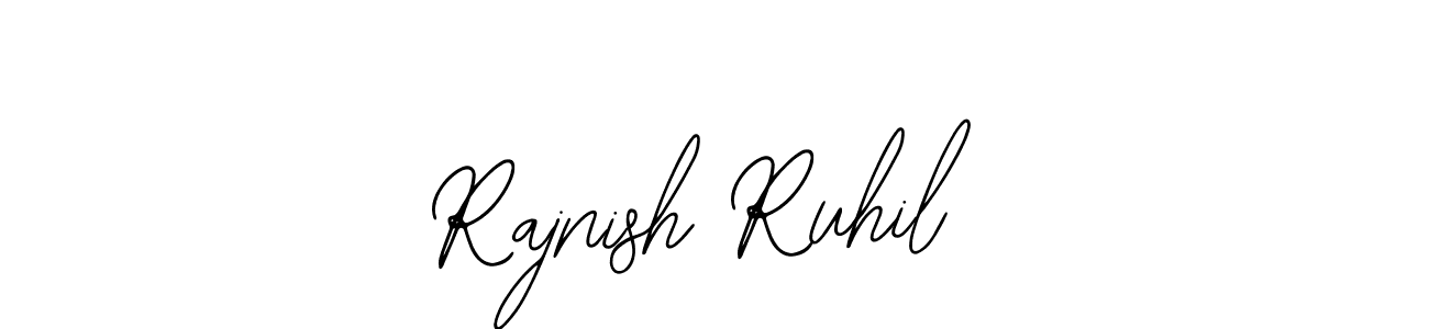 Use a signature maker to create a handwritten signature online. With this signature software, you can design (Bearetta-2O07w) your own signature for name Rajnish Ruhil. Rajnish Ruhil signature style 12 images and pictures png