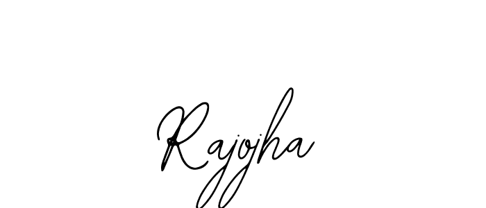 Also You can easily find your signature by using the search form. We will create Rajojha name handwritten signature images for you free of cost using Bearetta-2O07w sign style. Rajojha signature style 12 images and pictures png