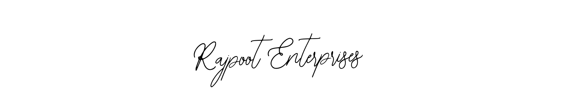 if you are searching for the best signature style for your name Rajpoot Enterprises. so please give up your signature search. here we have designed multiple signature styles  using Bearetta-2O07w. Rajpoot Enterprises signature style 12 images and pictures png