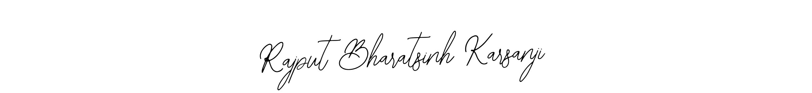 It looks lik you need a new signature style for name Rajput Bharatsinh Karsanji. Design unique handwritten (Bearetta-2O07w) signature with our free signature maker in just a few clicks. Rajput Bharatsinh Karsanji signature style 12 images and pictures png