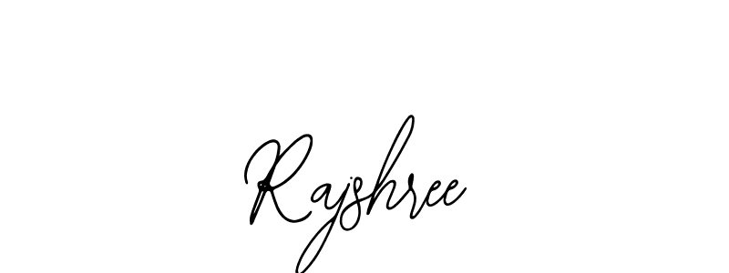 How to make Rajshree name signature. Use Bearetta-2O07w style for creating short signs online. This is the latest handwritten sign. Rajshree signature style 12 images and pictures png