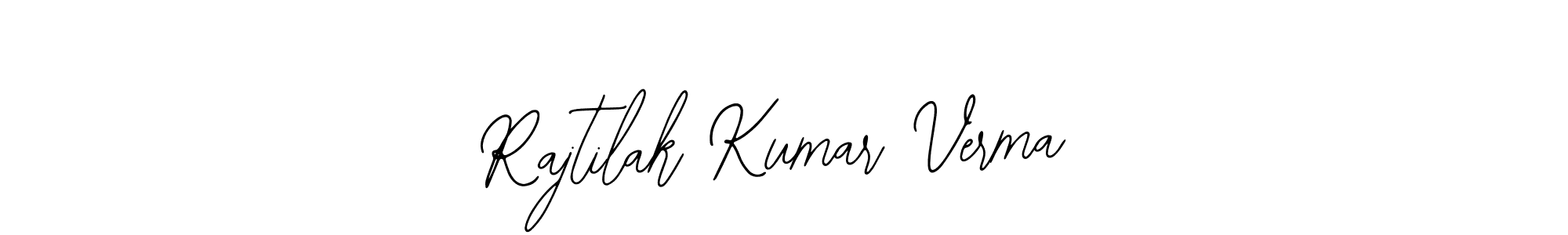 Also we have Rajtilak Kumar Verma name is the best signature style. Create professional handwritten signature collection using Bearetta-2O07w autograph style. Rajtilak Kumar Verma signature style 12 images and pictures png