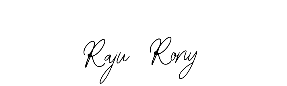 Also You can easily find your signature by using the search form. We will create Raju  Rony name handwritten signature images for you free of cost using Bearetta-2O07w sign style. Raju  Rony signature style 12 images and pictures png