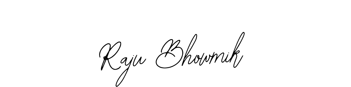 How to make Raju Bhowmik signature? Bearetta-2O07w is a professional autograph style. Create handwritten signature for Raju Bhowmik name. Raju Bhowmik signature style 12 images and pictures png