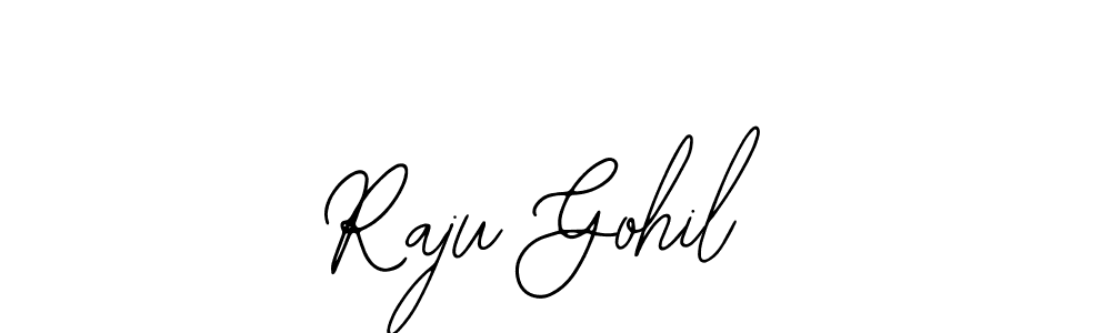 Also we have Raju Gohil name is the best signature style. Create professional handwritten signature collection using Bearetta-2O07w autograph style. Raju Gohil signature style 12 images and pictures png