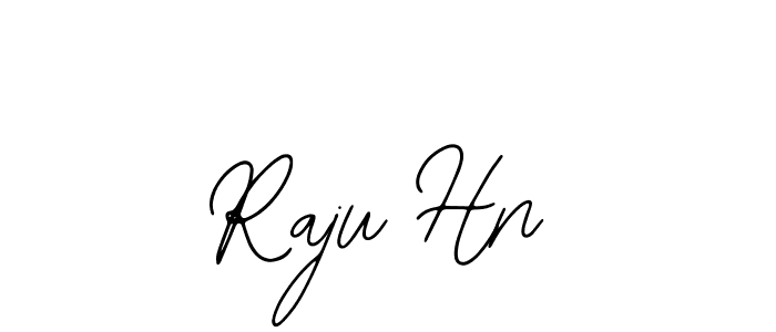 The best way (Bearetta-2O07w) to make a short signature is to pick only two or three words in your name. The name Raju Hn include a total of six letters. For converting this name. Raju Hn signature style 12 images and pictures png