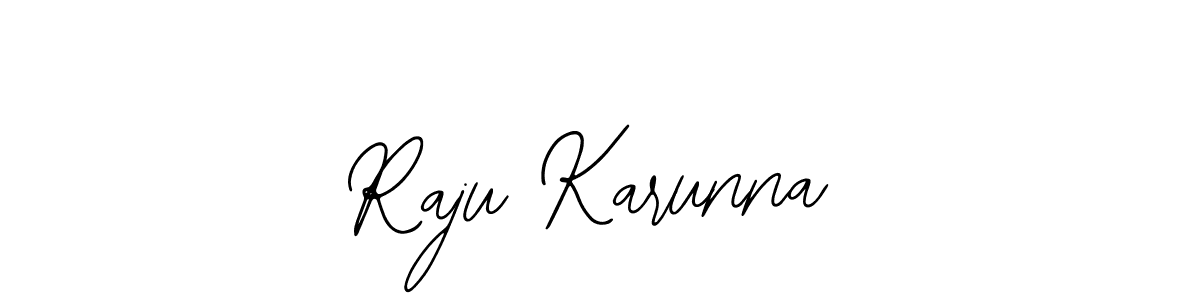 if you are searching for the best signature style for your name Raju Karunna. so please give up your signature search. here we have designed multiple signature styles  using Bearetta-2O07w. Raju Karunna signature style 12 images and pictures png