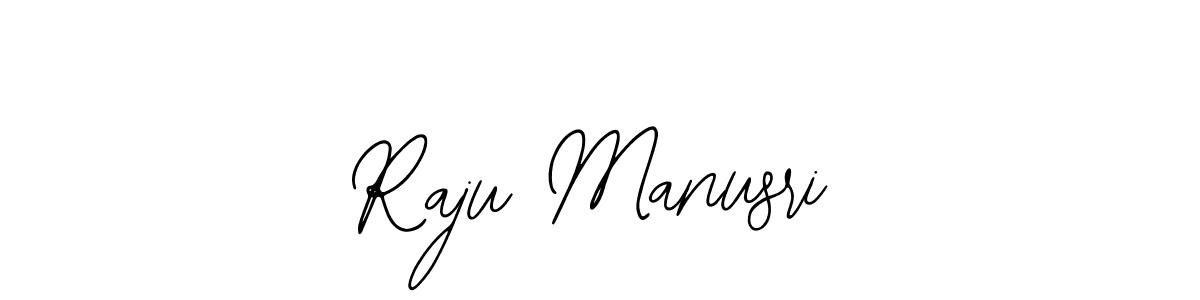 Also we have Raju Manusri name is the best signature style. Create professional handwritten signature collection using Bearetta-2O07w autograph style. Raju Manusri signature style 12 images and pictures png