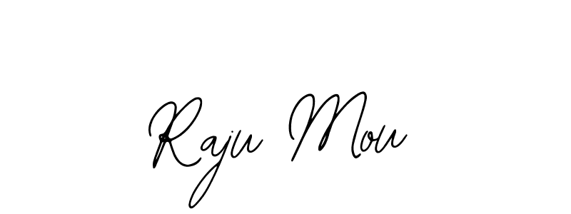 You should practise on your own different ways (Bearetta-2O07w) to write your name (Raju Mou) in signature. don't let someone else do it for you. Raju Mou signature style 12 images and pictures png