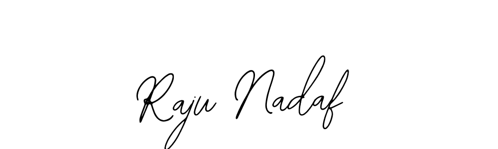 Similarly Bearetta-2O07w is the best handwritten signature design. Signature creator online .You can use it as an online autograph creator for name Raju Nadaf. Raju Nadaf signature style 12 images and pictures png