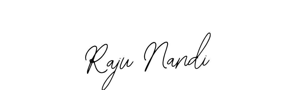 Also You can easily find your signature by using the search form. We will create Raju Nandi name handwritten signature images for you free of cost using Bearetta-2O07w sign style. Raju Nandi signature style 12 images and pictures png