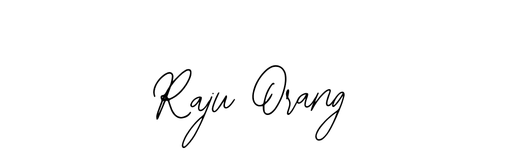 How to make Raju Orang name signature. Use Bearetta-2O07w style for creating short signs online. This is the latest handwritten sign. Raju Orang signature style 12 images and pictures png