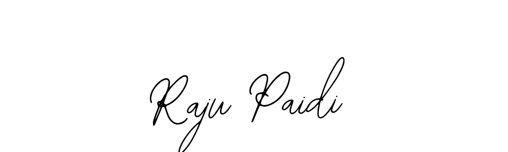 Also You can easily find your signature by using the search form. We will create Raju Paidi name handwritten signature images for you free of cost using Bearetta-2O07w sign style. Raju Paidi signature style 12 images and pictures png