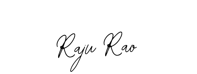 How to make Raju Rao name signature. Use Bearetta-2O07w style for creating short signs online. This is the latest handwritten sign. Raju Rao signature style 12 images and pictures png