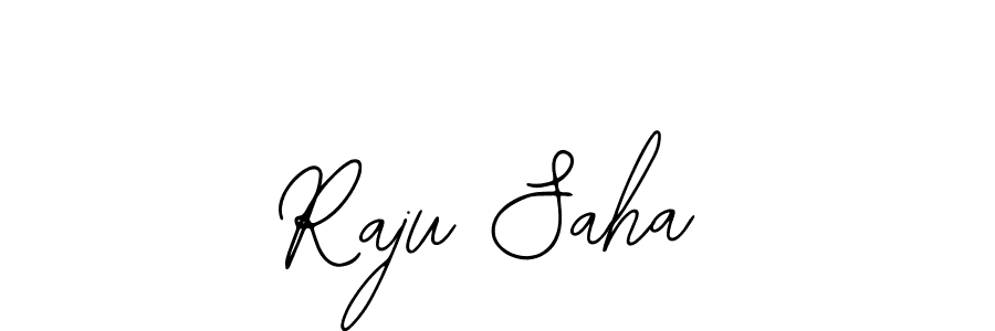 Use a signature maker to create a handwritten signature online. With this signature software, you can design (Bearetta-2O07w) your own signature for name Raju Saha. Raju Saha signature style 12 images and pictures png