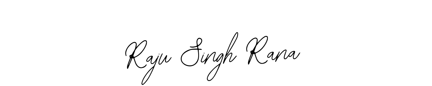 You should practise on your own different ways (Bearetta-2O07w) to write your name (Raju Singh Rana) in signature. don't let someone else do it for you. Raju Singh Rana signature style 12 images and pictures png
