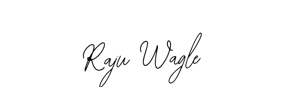 You should practise on your own different ways (Bearetta-2O07w) to write your name (Raju Wagle) in signature. don't let someone else do it for you. Raju Wagle signature style 12 images and pictures png