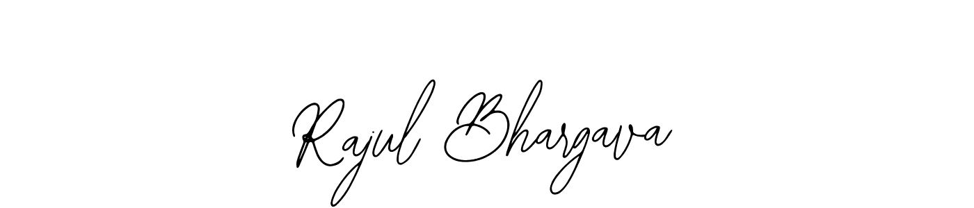 This is the best signature style for the Rajul Bhargava name. Also you like these signature font (Bearetta-2O07w). Mix name signature. Rajul Bhargava signature style 12 images and pictures png