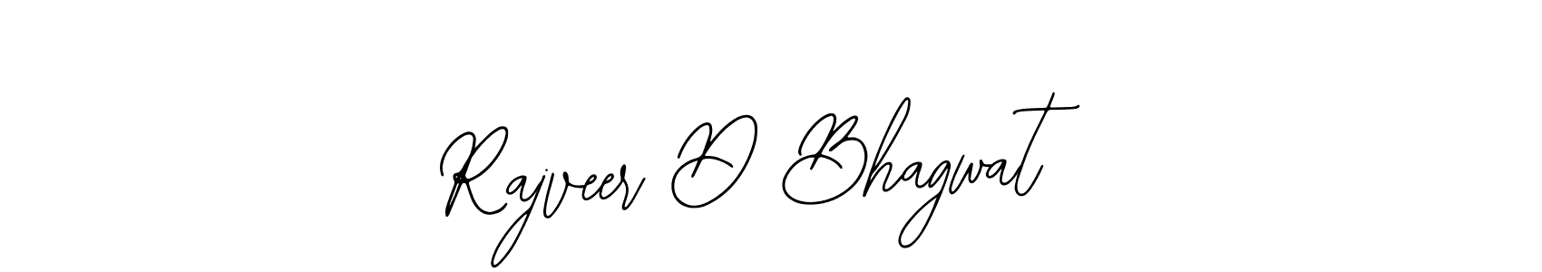 You should practise on your own different ways (Bearetta-2O07w) to write your name (Rajveer D Bhagwat) in signature. don't let someone else do it for you. Rajveer D Bhagwat signature style 12 images and pictures png