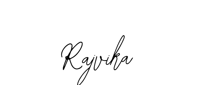 This is the best signature style for the Rajvika name. Also you like these signature font (Bearetta-2O07w). Mix name signature. Rajvika signature style 12 images and pictures png