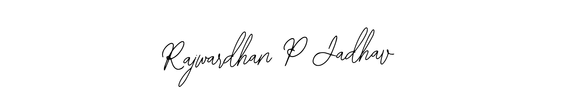 It looks lik you need a new signature style for name Rajwardhan P Jadhav. Design unique handwritten (Bearetta-2O07w) signature with our free signature maker in just a few clicks. Rajwardhan P Jadhav signature style 12 images and pictures png