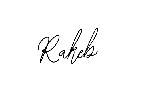 How to make Rakeb name signature. Use Bearetta-2O07w style for creating short signs online. This is the latest handwritten sign. Rakeb signature style 12 images and pictures png