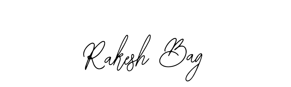 Design your own signature with our free online signature maker. With this signature software, you can create a handwritten (Bearetta-2O07w) signature for name Rakesh Bag. Rakesh Bag signature style 12 images and pictures png