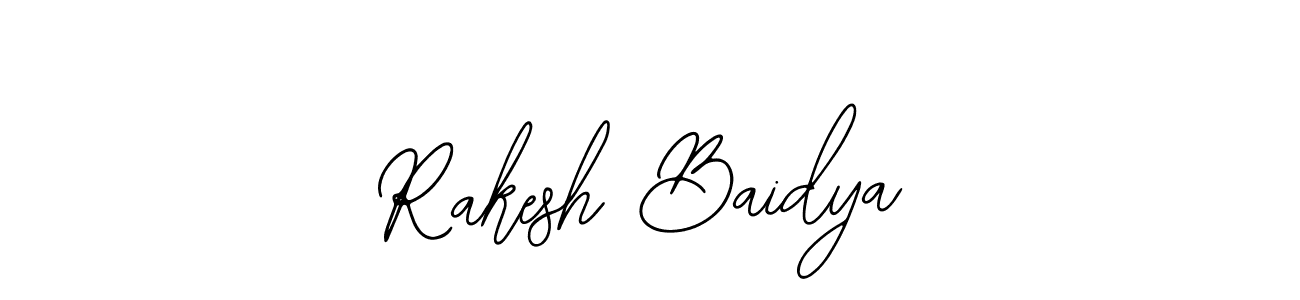Use a signature maker to create a handwritten signature online. With this signature software, you can design (Bearetta-2O07w) your own signature for name Rakesh Baidya. Rakesh Baidya signature style 12 images and pictures png