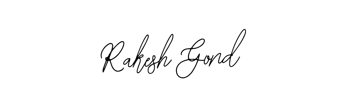 Rakesh Gond stylish signature style. Best Handwritten Sign (Bearetta-2O07w) for my name. Handwritten Signature Collection Ideas for my name Rakesh Gond. Rakesh Gond signature style 12 images and pictures png